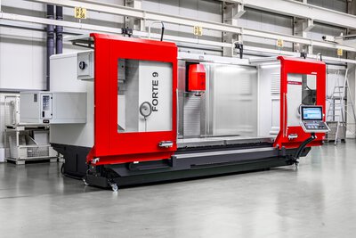 Centro di lavoro CNC FORTE 9-3600 di HEDELIUS per lavorazioni precise e applicazioni produttive complesse