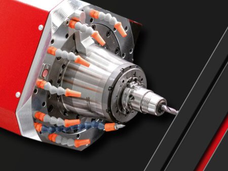 HEDELIUS SK 40 Frässpindel mit 37 KW für Bearbeitungszentren TILTENTA und AUCRA