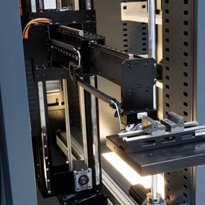 Palettenautomation indunorm Indumatik Light 120 - Greifarm