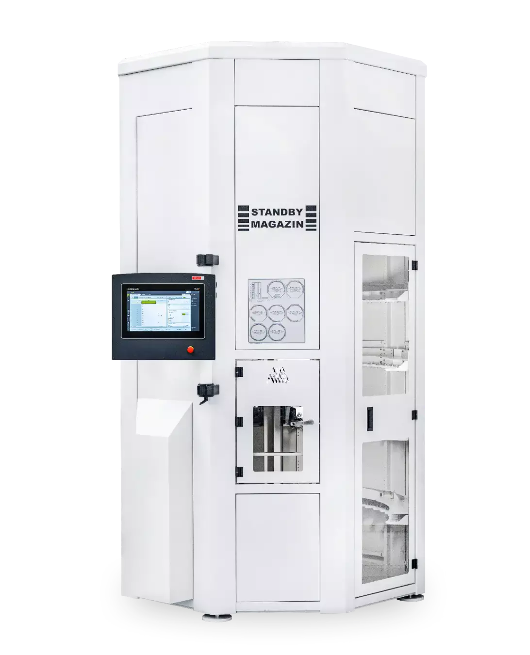 HEDELIUS STANDBY Magazin für bis zu 264 zusätzliche Werkzeuge für HEDELIUS CNC Bearbeitungszentren