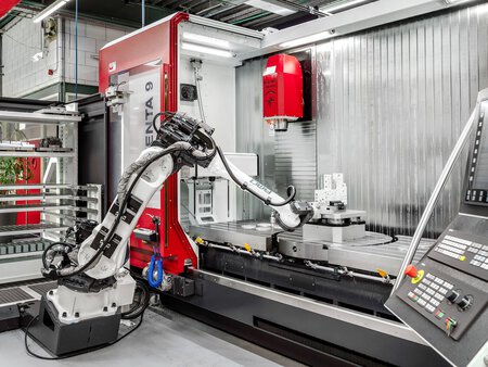 Automation HEDELIUS 4-/5-Achs-Bearbeitungszentrum TILTENTA Schwenkspindeln