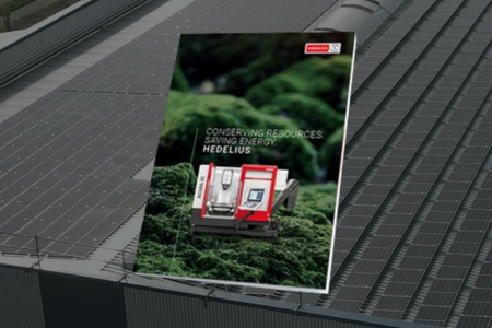 Slozka HEDELIUS predstavuje zavazek spolecnosti k udrzitelnosti ve vyrobe CNC a energeticky efektivnimu provozu modernich obrabecich center