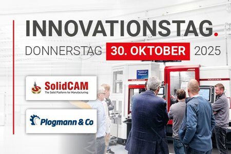 Verfolgen Sie die Entstehung eines Bauteils von der Konstruktion im CAD über die Programmierung in SolidCAM bis hin zur Fertigung auf einer HEDELIUS ACURA 65 mit angebundener Palettenautomation MARATHON SR422. Lernen Sie hierbei die Werkzeuge von Plogmann & Co. kennen, welche bei der Bearbeitung zum Einsatz kommen.