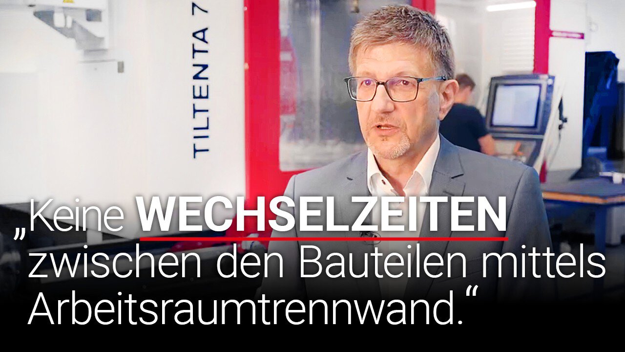 HEDELIUS TILTENTA 7 ermöglicht CNC-Bearbeitung von Aluminium mit Arbeitsraumtrennwand – präzise, effizient und ohne Stillstandzeiten,