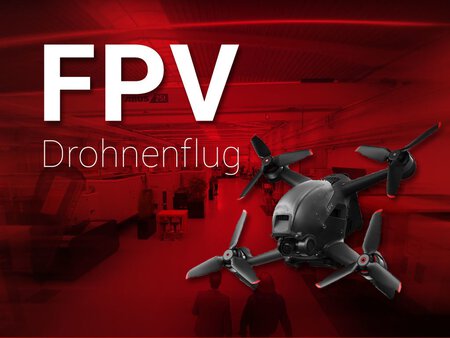 HEDELIUS Technologiezentrum erleben mit Drohnenaufnahme von FPV Drohne