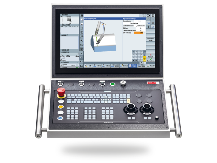 Die Maschinensteuerung Sinumerik ONE von Siemens bietet eine durchgängige Touch-Bedienung. Die einfache Bedienoberfläche eignet sich ideal für den Einstieg in die Steuerung.