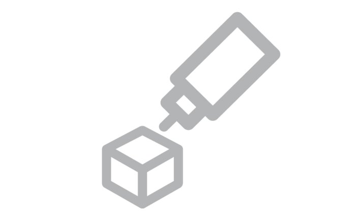 Symbol von einem Block, der bearbeitet wird