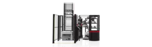 Werkstückautomation mit Liftsystem RoboJob Tower + Bearbeitungszentrum HEDELIUS ACURA 65 EL